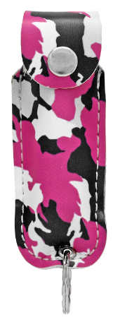 Pepper Spray 1/2 Ounce Police Strength OC-17 W/ Keychain - Pink Camo 2 1 2 ounce SD-Pepper Spray - Tophatter Daily Deals