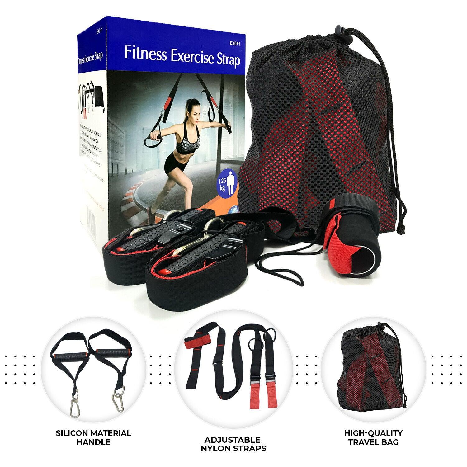 Suspension Trainers UK - Exercise Suspension Strap Exercise & Fitness - Tophatter Daily Deals