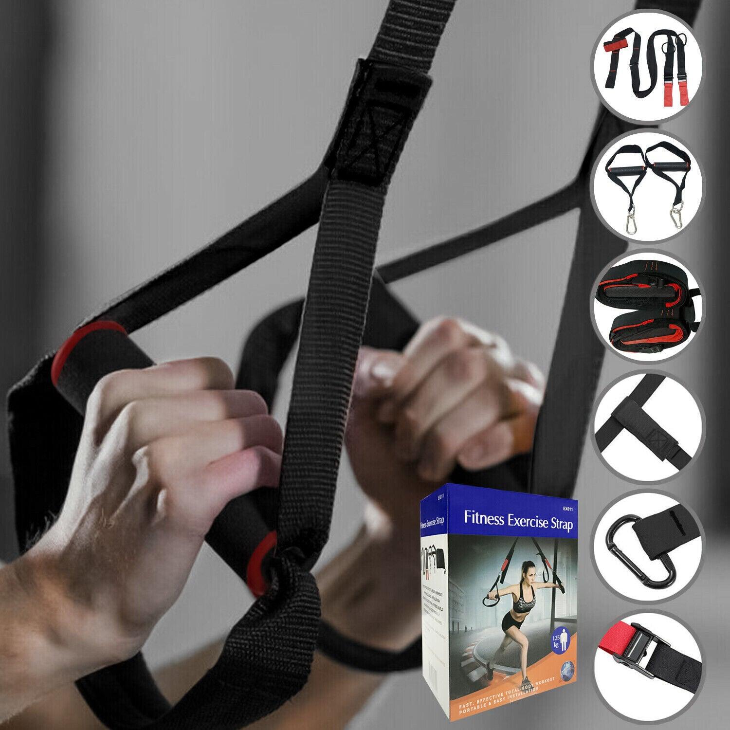 Suspension Trainers UK - Exercise Suspension Strap Exercise & Fitness - Tophatter Daily Deals