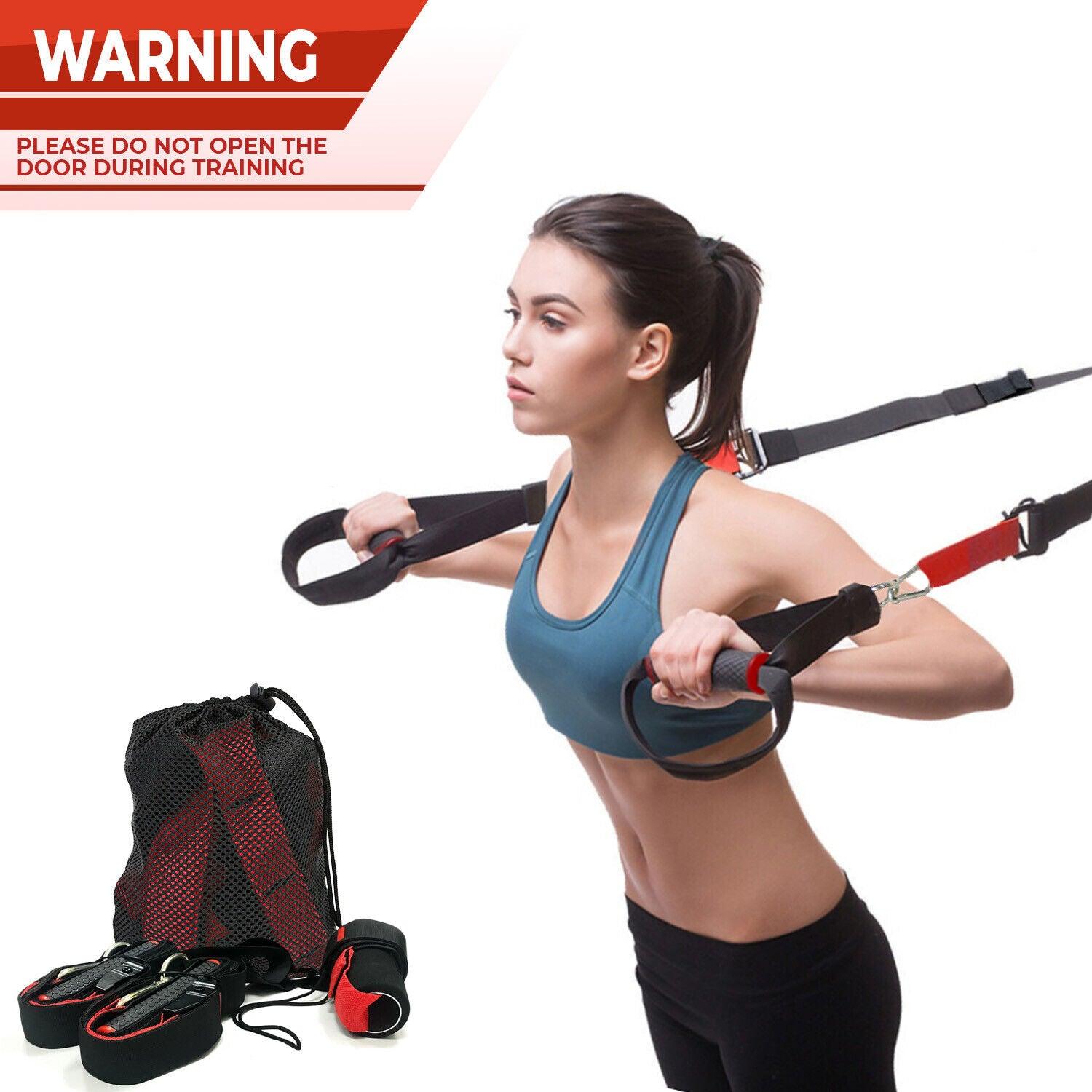 Suspension Trainers UK - Exercise Suspension Strap Exercise & Fitness - Tophatter Daily Deals
