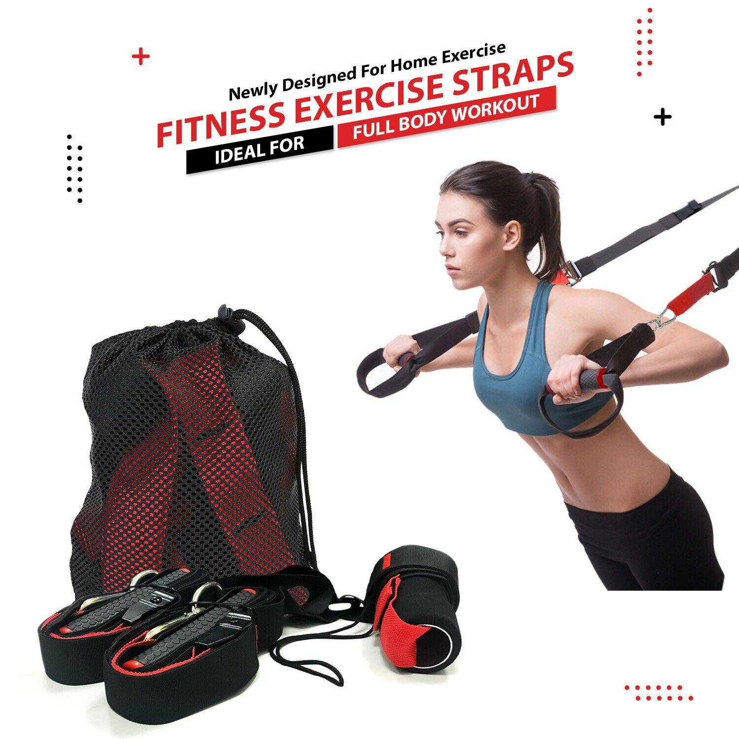Suspension Trainers UK - Exercise Suspension Strap Exercise & Fitness - Tophatter Daily Deals