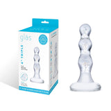 Glas 4 Inch Triple Play Beaded Clear Glass Butt Plug > Glass > Toys - Tophatter Daily Deals