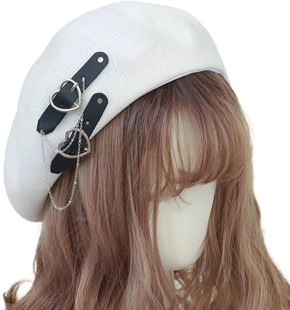 Sweet Fresh Punk Beret Lolita Hat - Tophatter Daily Deals