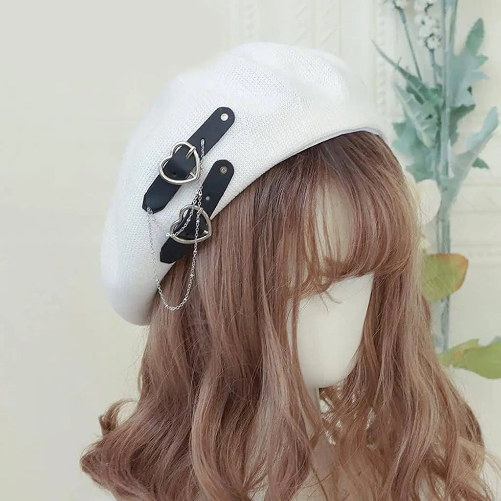 Sweet Fresh Punk Beret Lolita Hat - Tophatter Daily Deals