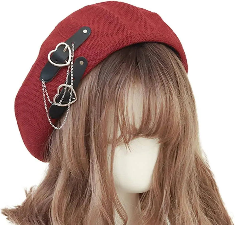 Sweet Fresh Punk Beret Lolita Hat - Tophatter Daily Deals