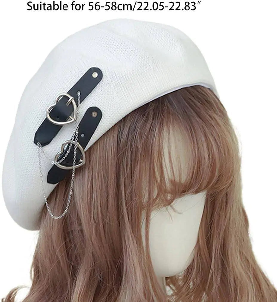 Sweet Fresh Punk Beret Lolita Hat - Tophatter Daily Deals