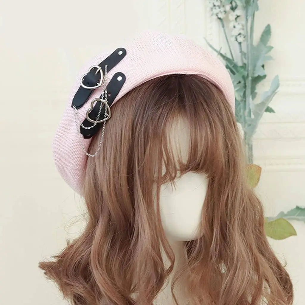 Sweet Fresh Punk Beret Lolita Hat - Tophatter Daily Deals