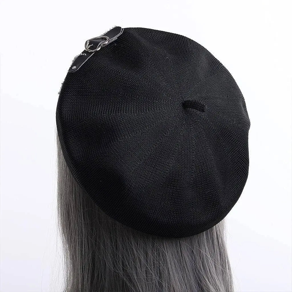 Sweet Fresh Punk Beret Lolita Hat - Tophatter Daily Deals