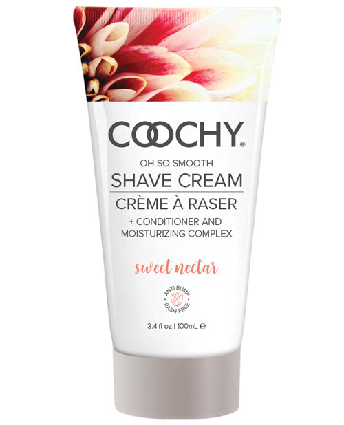 COOCHY Shave Cream 3.4 oz Sweet Nectar Shave Cream - Tophatter Daily Deals