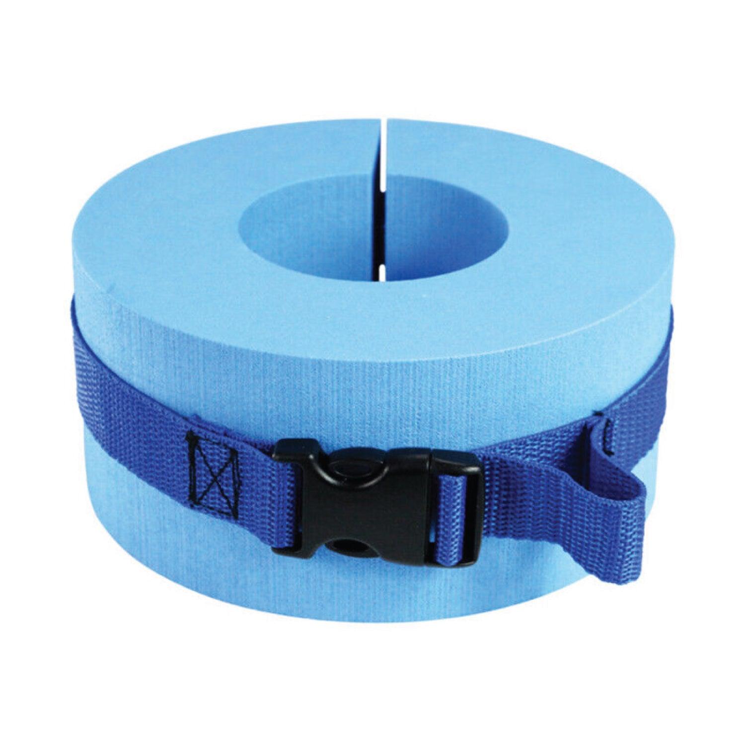 Pulling Ankle Strap Swimming - Swimming Ankle Bands, Set of 2 Foam Swim Aquatic Cuffs, Water Aerobics Float Ring, Blue Ankles Arms Belts with Quick Release Buckle for Swim Fitness Training Swimming - Tophatter Daily Deals