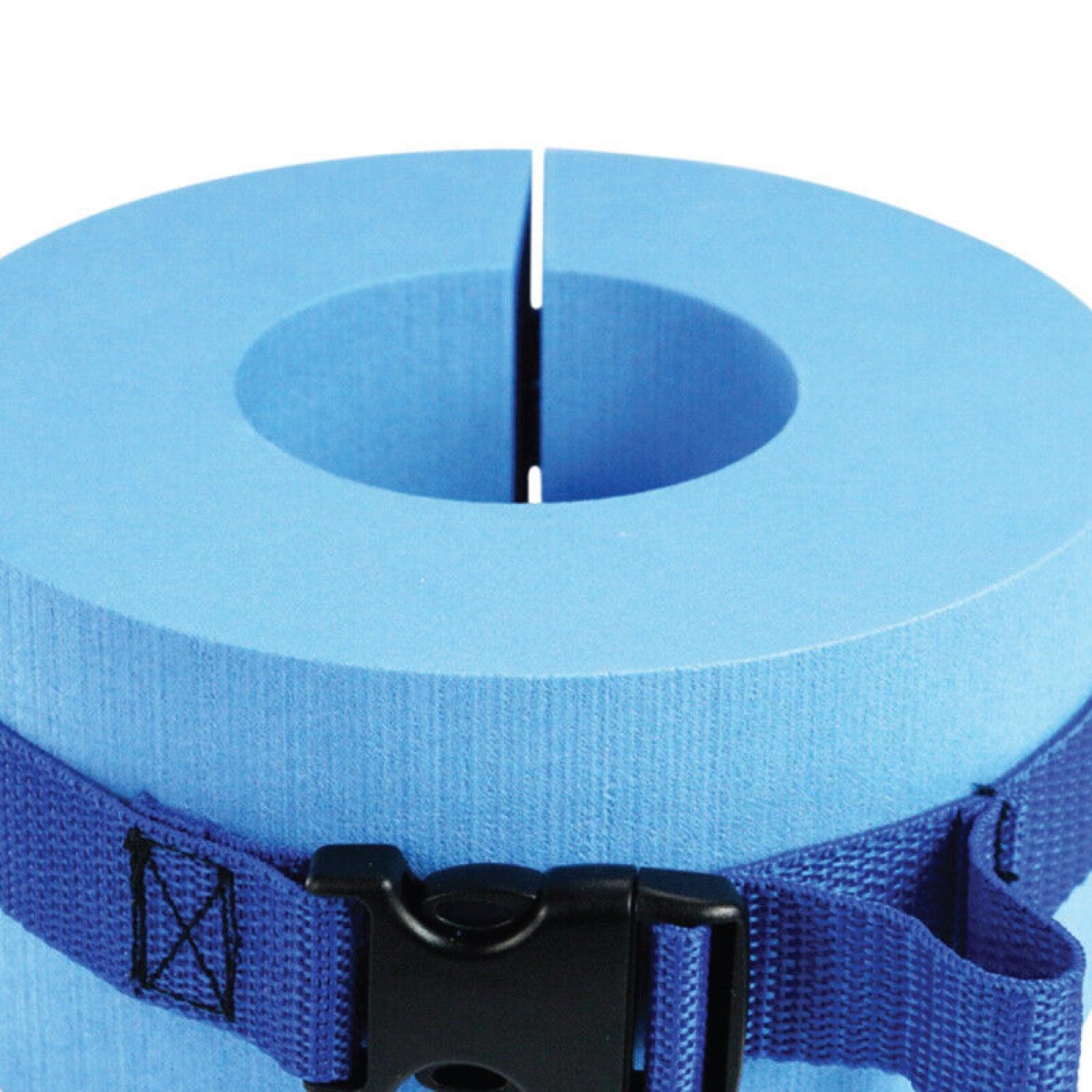 Pulling Ankle Strap Swimming - Swimming Ankle Bands, Set of 2 Foam Swim Aquatic Cuffs, Water Aerobics Float Ring, Blue Ankles Arms Belts with Quick Release Buckle for Swim Fitness Training Swimming - Tophatter Daily Deals