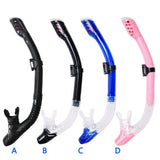 Swimming Breathing Tube - Dry Snorkel-Diving Snorkel For Scuba Diving Freediving Snorkeling With Top Dry Valve And Comfortable Mouthpiece Snorkel Swimming - Tophatter Daily Deals