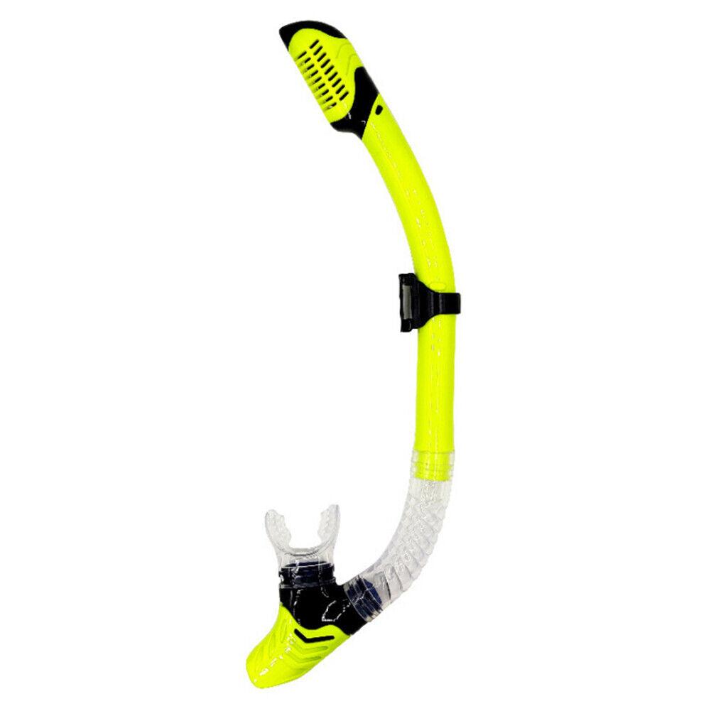 Swimming Breathing Tube - Dry Snorkel-Diving Snorkel For Scuba Diving Freediving Snorkeling With Top Dry Valve And Comfortable Mouthpiece Snorkel Yellow Swimming - Tophatter Daily Deals
