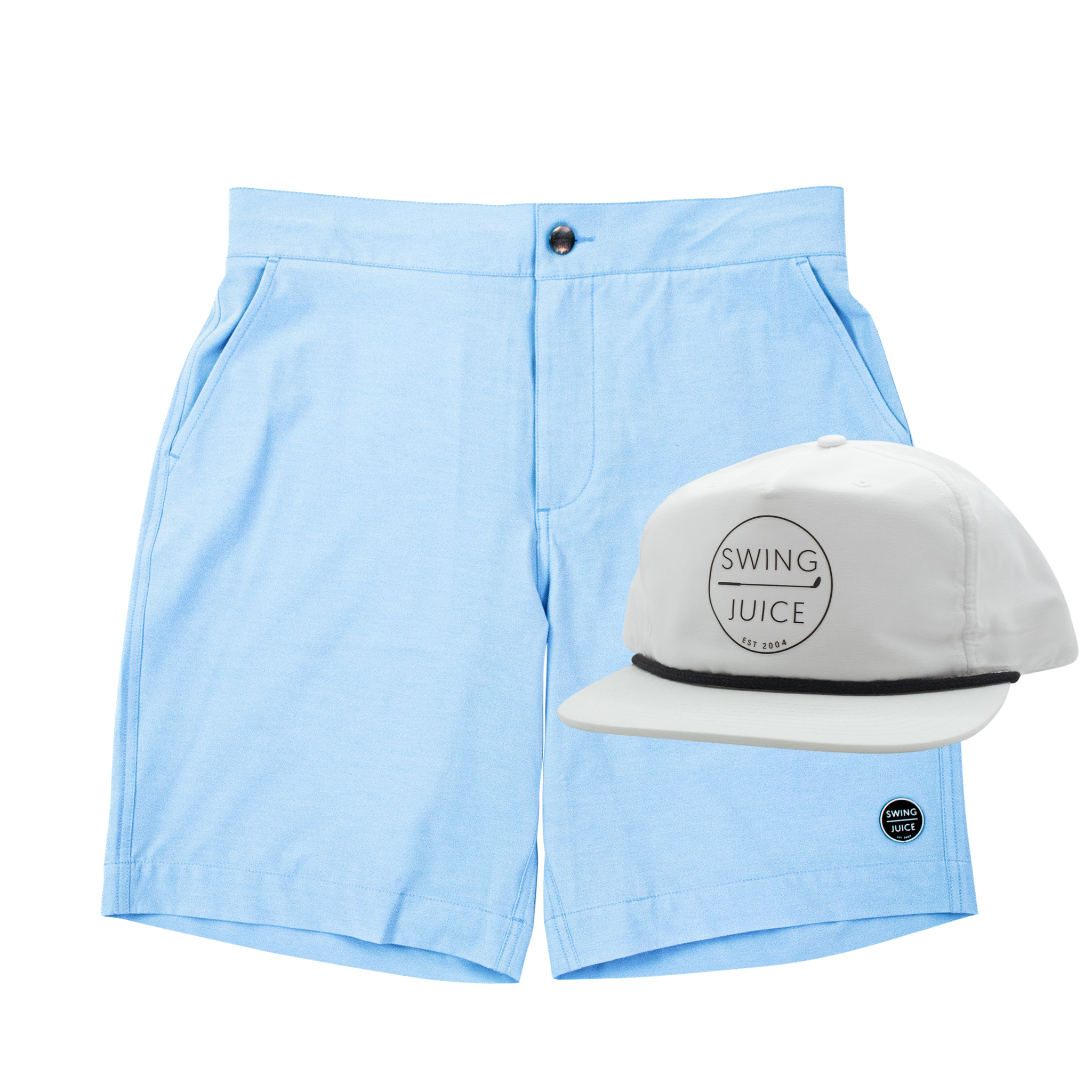 SwingJuice Men's Short & Hat Bundle Multi Shorts - Tophatter Daily Deals