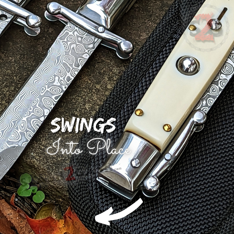 Swinguard Stiletto Knife Rare Italian Style Automatic - Asst. Colors Knife-Auto - Tophatter Daily Deals