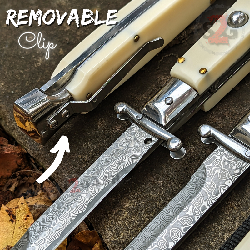 Swinguard Stiletto Knife Rare Italian Style Automatic - Asst. Colors Knife-Auto - Tophatter Daily Deals