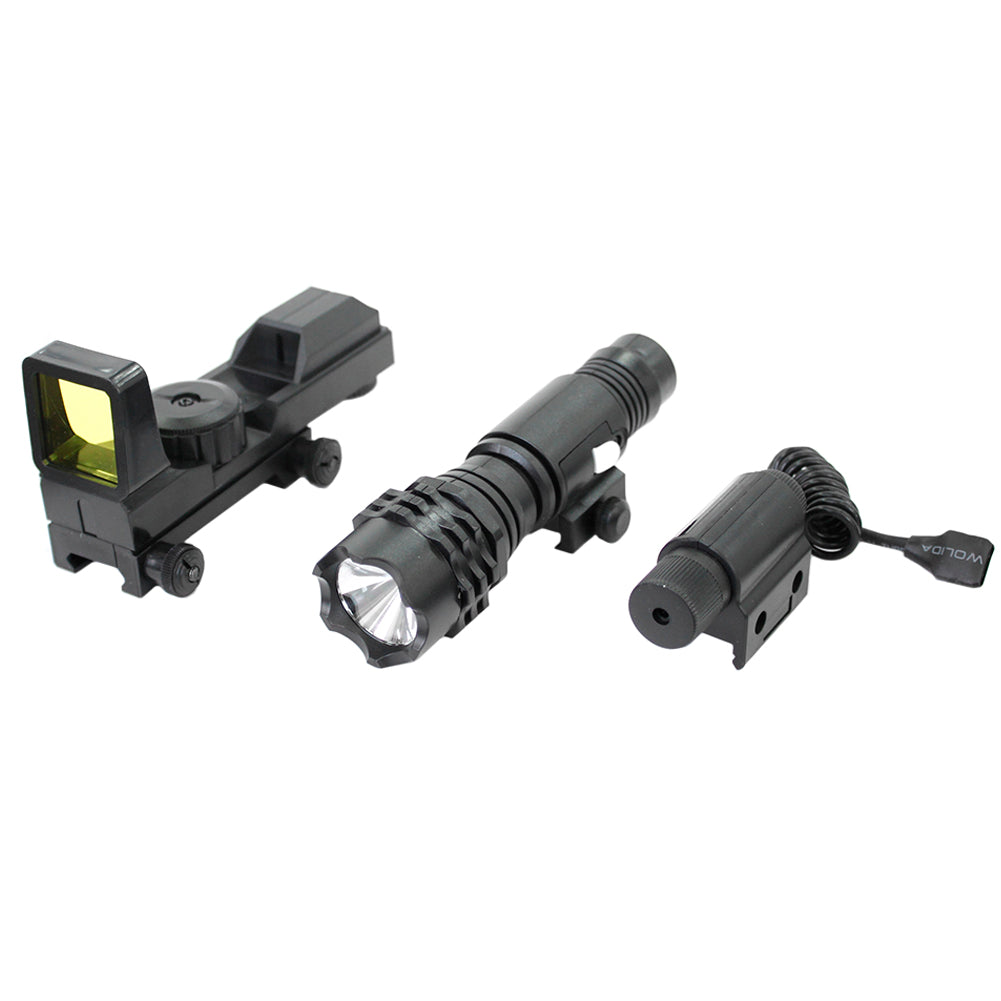 Swiss Arms® Optics Accessory Kit - Universal Airsoft Laser, Light, Sight Airsoft-Accessories/Scopes - Tophatter Daily Deals