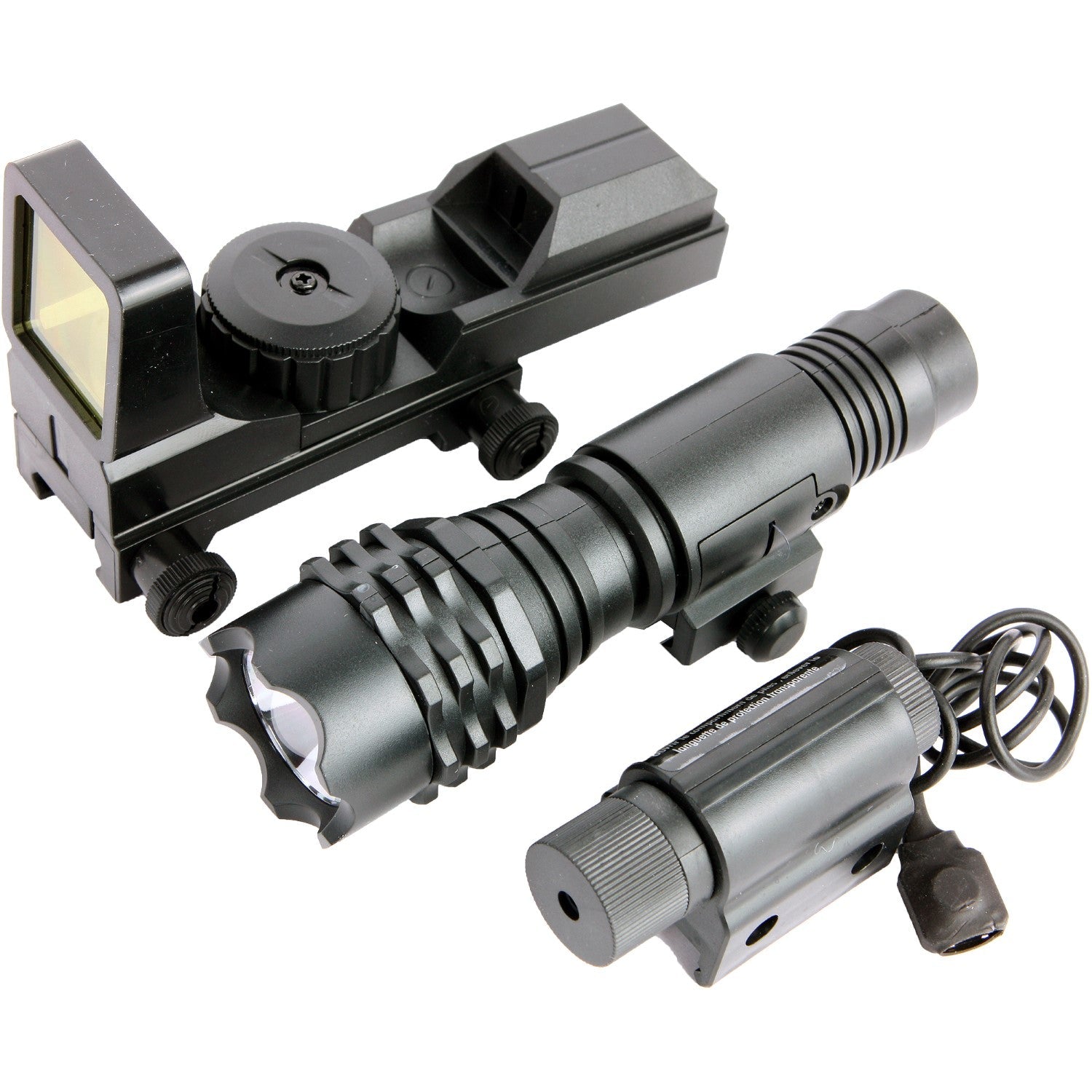 Swiss Arms® Optics Accessory Kit - Universal Airsoft Laser, Light, Sight Airsoft-Accessories/Scopes - Tophatter Daily Deals