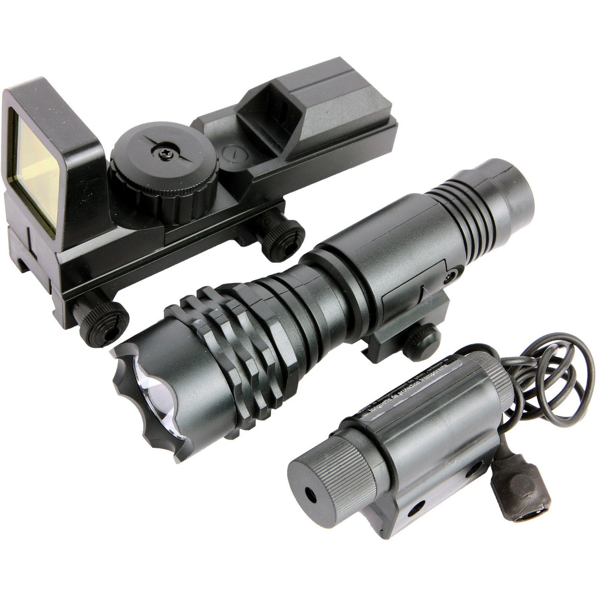 Swiss Arms® Optics Accessory Kit - Universal Airsoft Laser, Light, Sight Airsoft-Accessories/Scopes - Tophatter Daily Deals