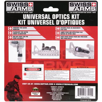 Swiss Arms® Optics Accessory Kit - Universal Airsoft Laser, Light, Sight Airsoft-Accessories/Scopes - Tophatter Daily Deals