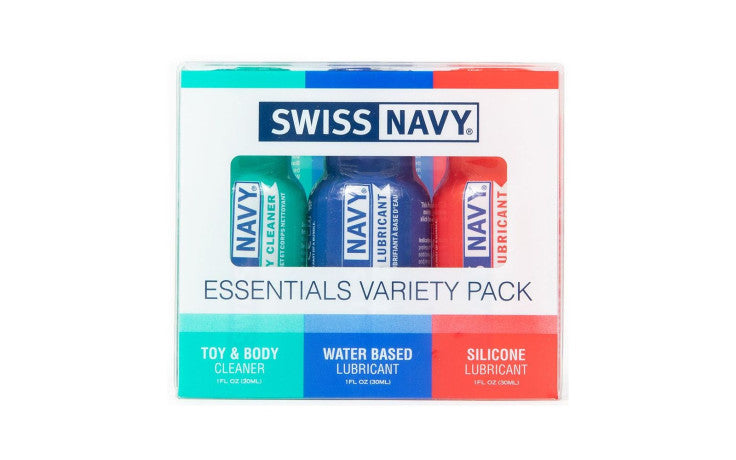 Swiss Navy Essentials 30ml Lubricant Travel Kit 3 Piece Set > Lube > Water Based - Tophatter Daily Deals