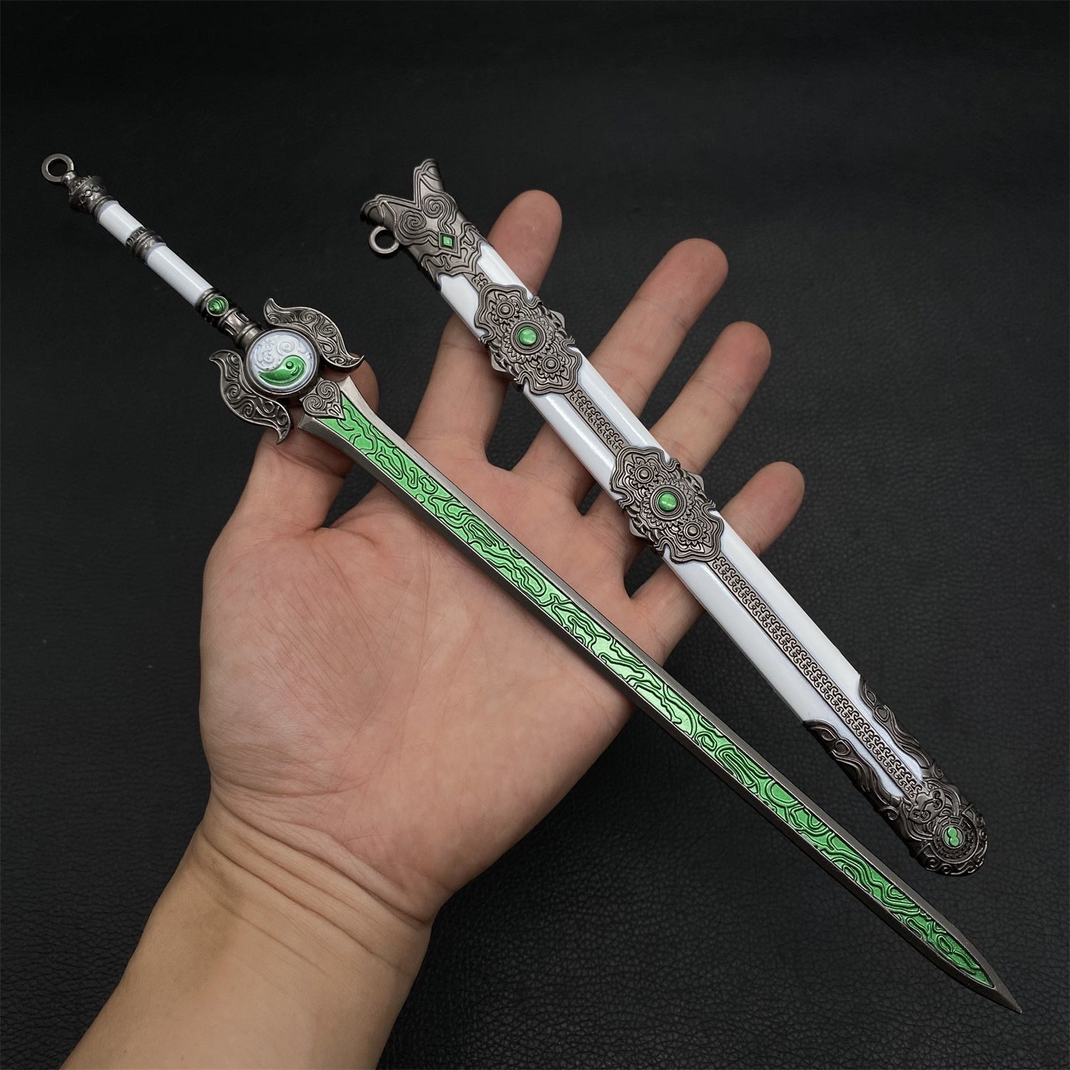 Anime Peripherals Metal Tiny Sword Replicas Sun Moon in Pot Sword - Tophatter Daily Deals