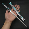 Anime Peripherals Metal Tiny Sword Replicas Flying Wave Sword - Tophatter Daily Deals