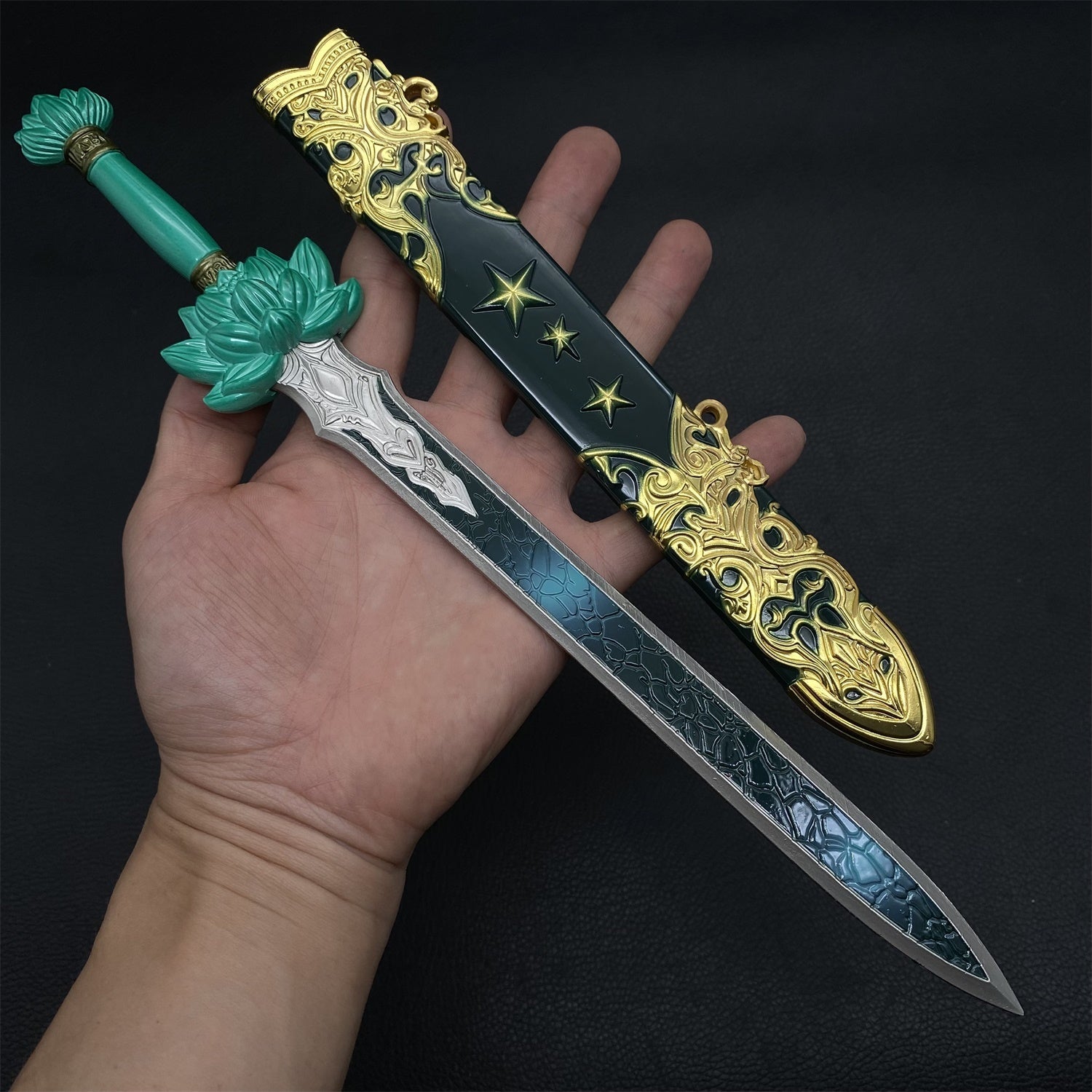 Anime Peripherals Metal Tiny Sword Replicas QingLian Divine Sword - Tophatter Daily Deals