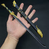 Anime Peripherals Metal Tiny Sword Replicas Black Gold Ancient Knife - Tophatter Daily Deals