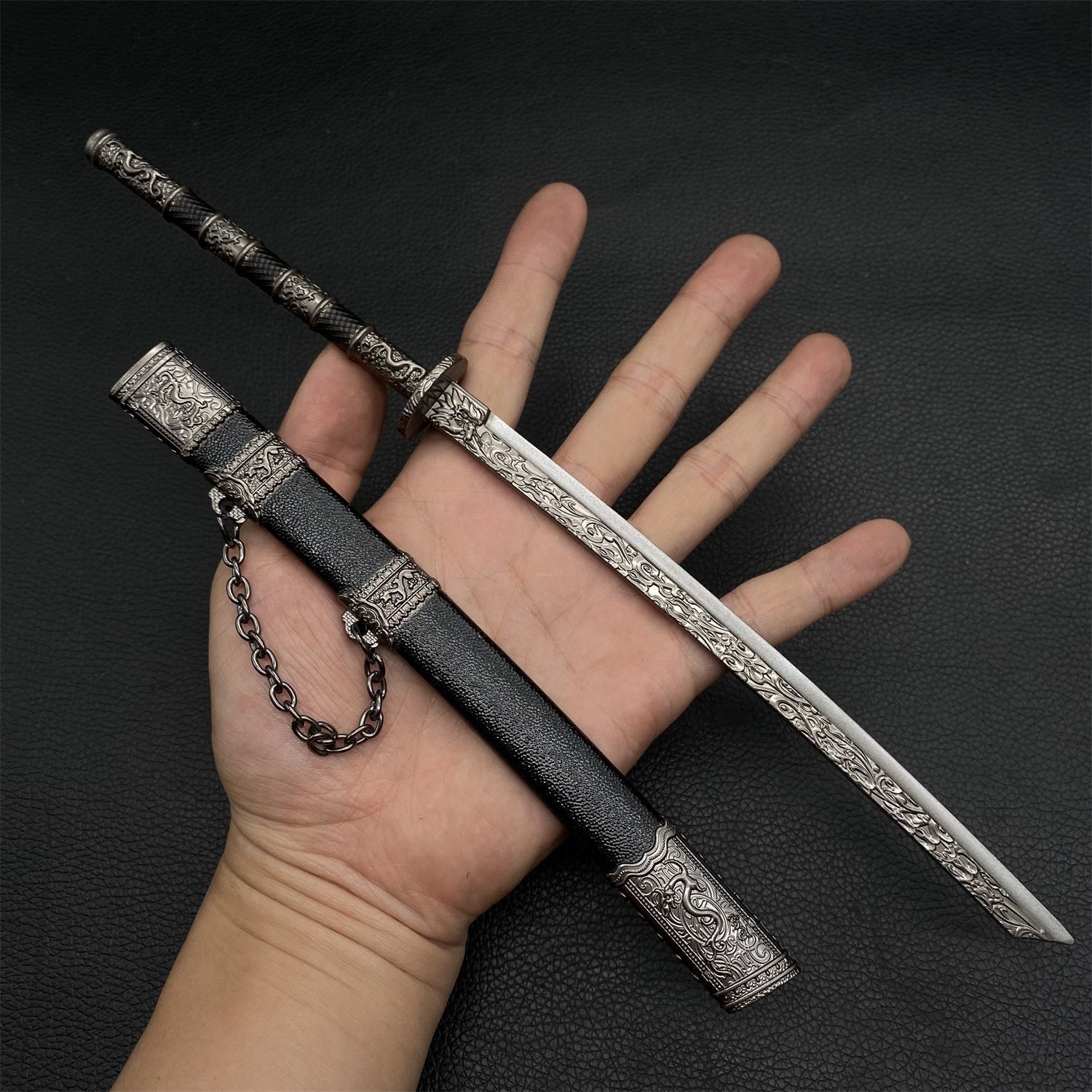 Chinese Style Swords Metal Tiny Sword Replicas Kangxi Emperor's Blades - Tophatter Daily Deals
