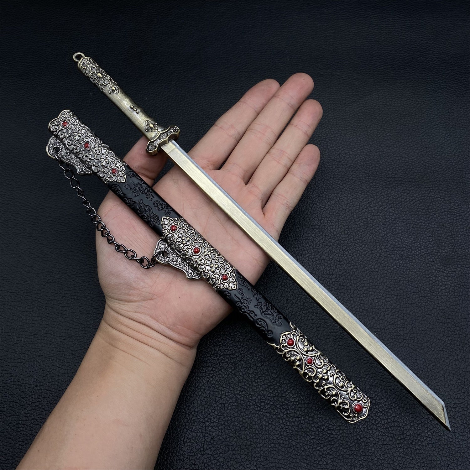 Chinese Style Swords Metal Tiny Sword Replicas General Sword - Tophatter Daily Deals