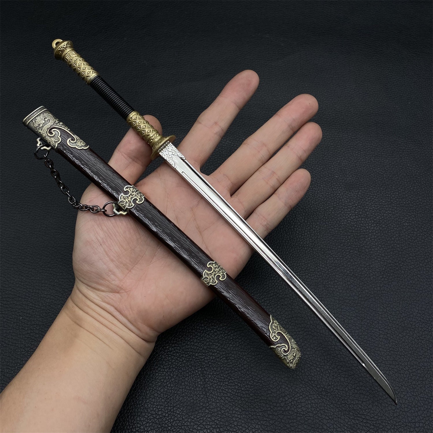 Chinese Style Swords Metal Tiny Sword Replicas Miao Dao - Tophatter Daily Deals