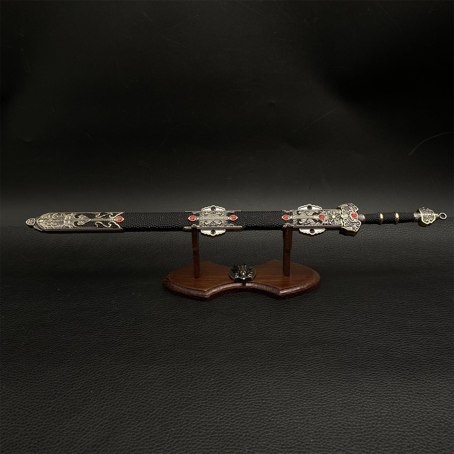 Chinese Style Swords Metal Tiny Sword Replicas Star Sword & Stand - Tophatter Daily Deals