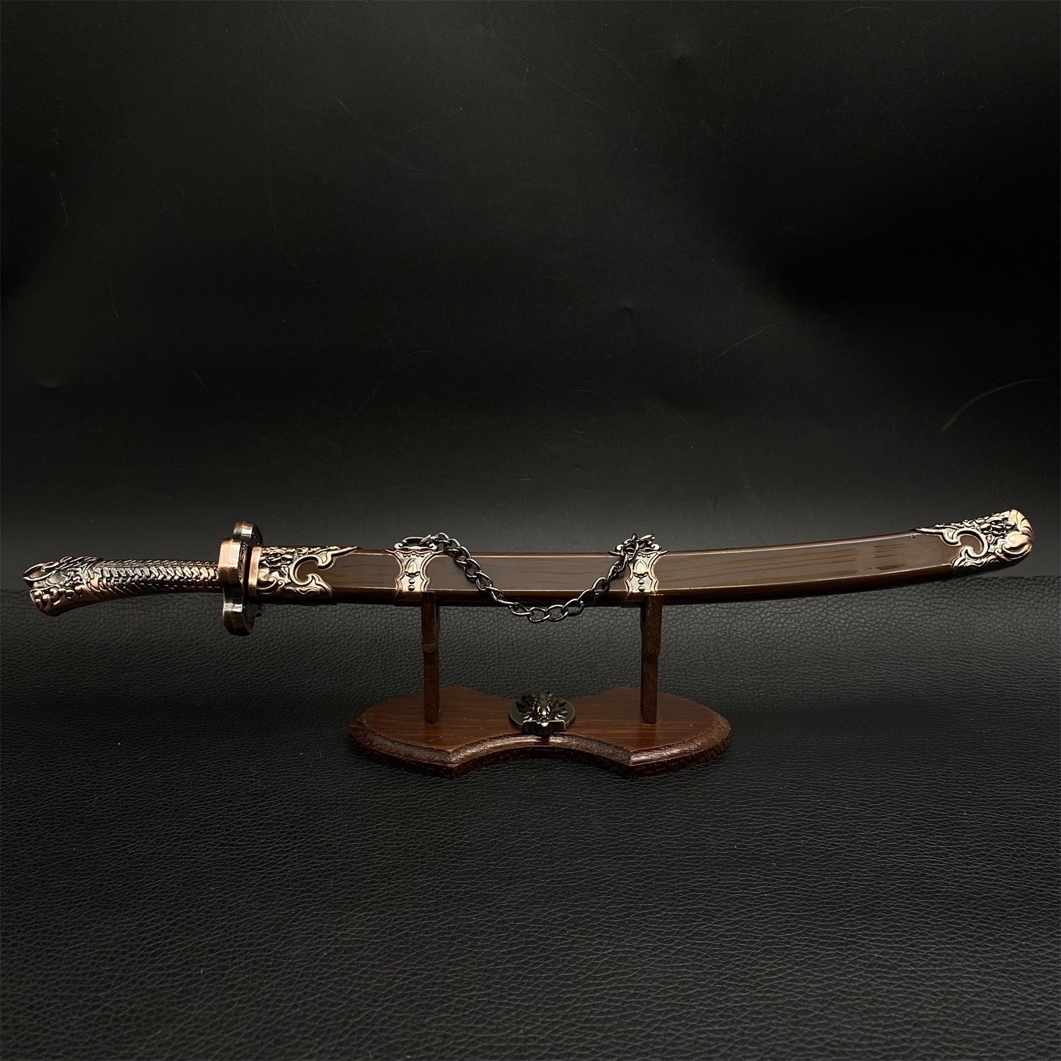 Chinese Style Swords Metal Tiny Sword Replicas Yanling blade & Stand - Tophatter Daily Deals