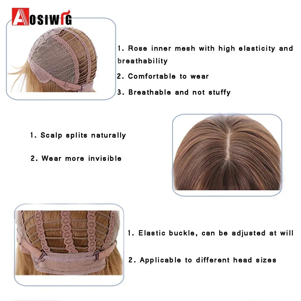 Synthetic Red Long Curly Double ponytail Lolita Cosplay Halloween Wig Female Wig with Ponytail Natural Fake Hair For Women - Tophatter Daily Deals