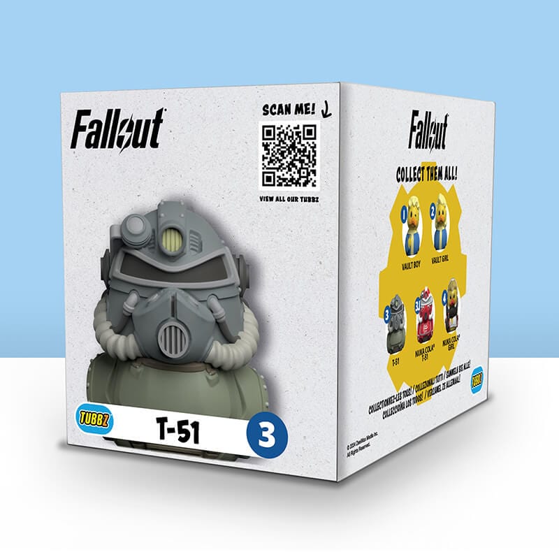 Fallout - T-51 TUBBZ (Boxed Edition) TUBBZ Collectible Duck - Tophatter Daily Deals