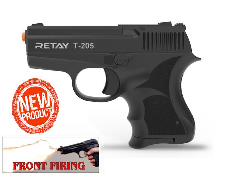 Retay T205 Model 8MM Front Firing Blank Gun Black Finish - Tophatter's Guns'N'Weapons Store Collectible Weapons - Tophatter Daily Deals