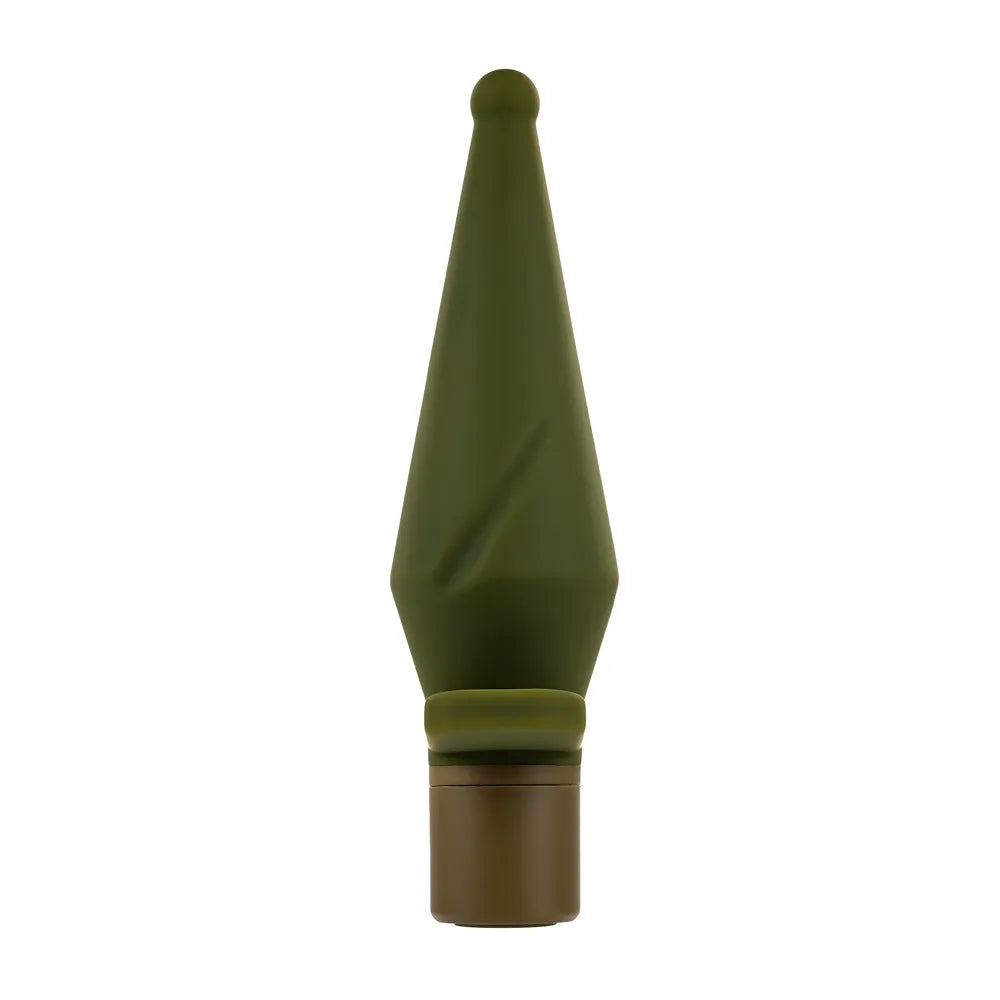 The Private (Green) – 5" Vibrating Butt Plug with 10 Speeds and Patterns > Anal Range > Vibrating Butt Plugs - Tophatter Daily Deals