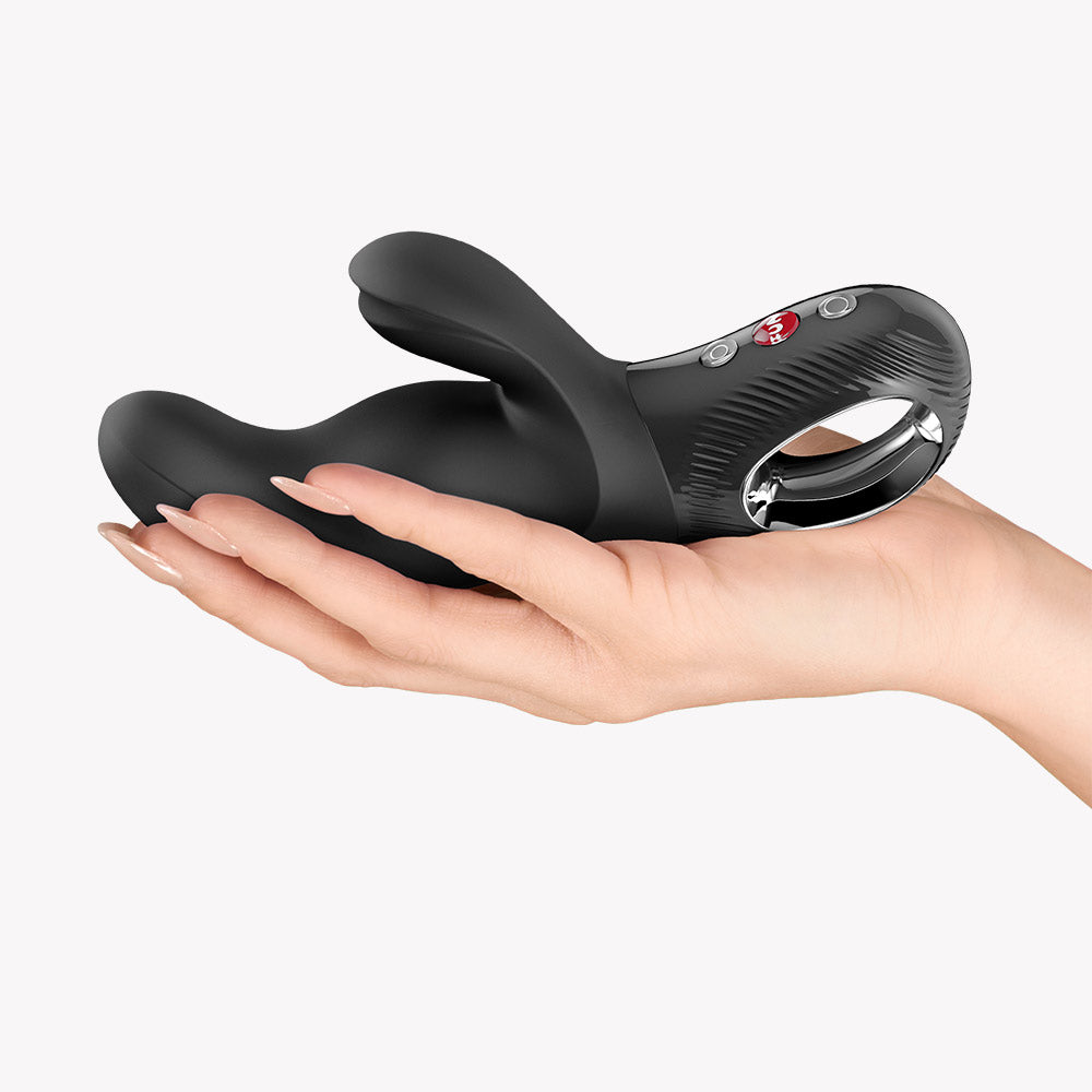 Miss Bi (Black) – Waterproof Dual Rabbit Vibrator > Vibrators > Ladies > Rabbit - Tophatter Daily Deals