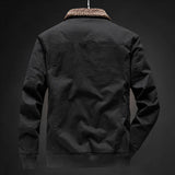 Insulating Men's Bomber Jacket - Sherpa Lined, For Winter - Tophatter Daily Deals