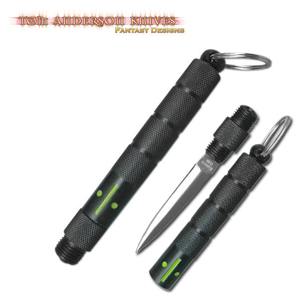 Nightwatchman Kubaton Keyring With Hidden Knife - Tophatter's Guns'N'Weapons Store Collectible Weapons - Tophatter Daily Deals