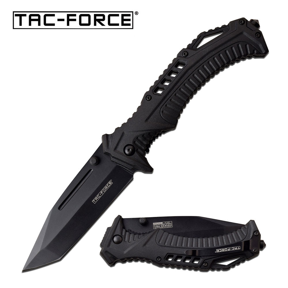 8.75" TAC FORCE SPRING ASSISTED OUTDOOR TANTO FOLDING POCKET KNIFE Tophatter's Spring Assisted Knives - Tophatter Daily Deals