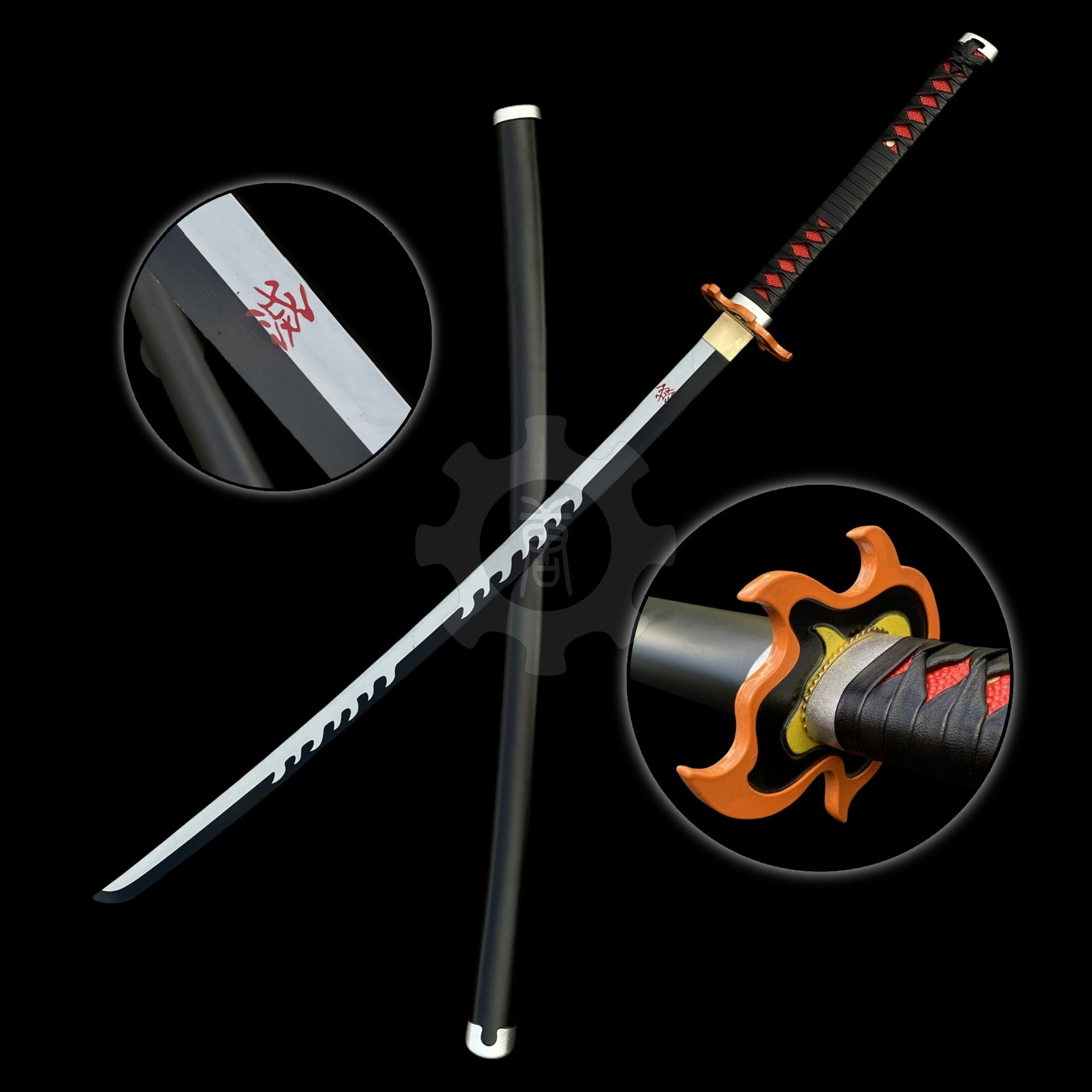 Tanjiro 3rd Nichirin Sword Katana 1045 Carbon Steel Version - Tophatter Daily Deals