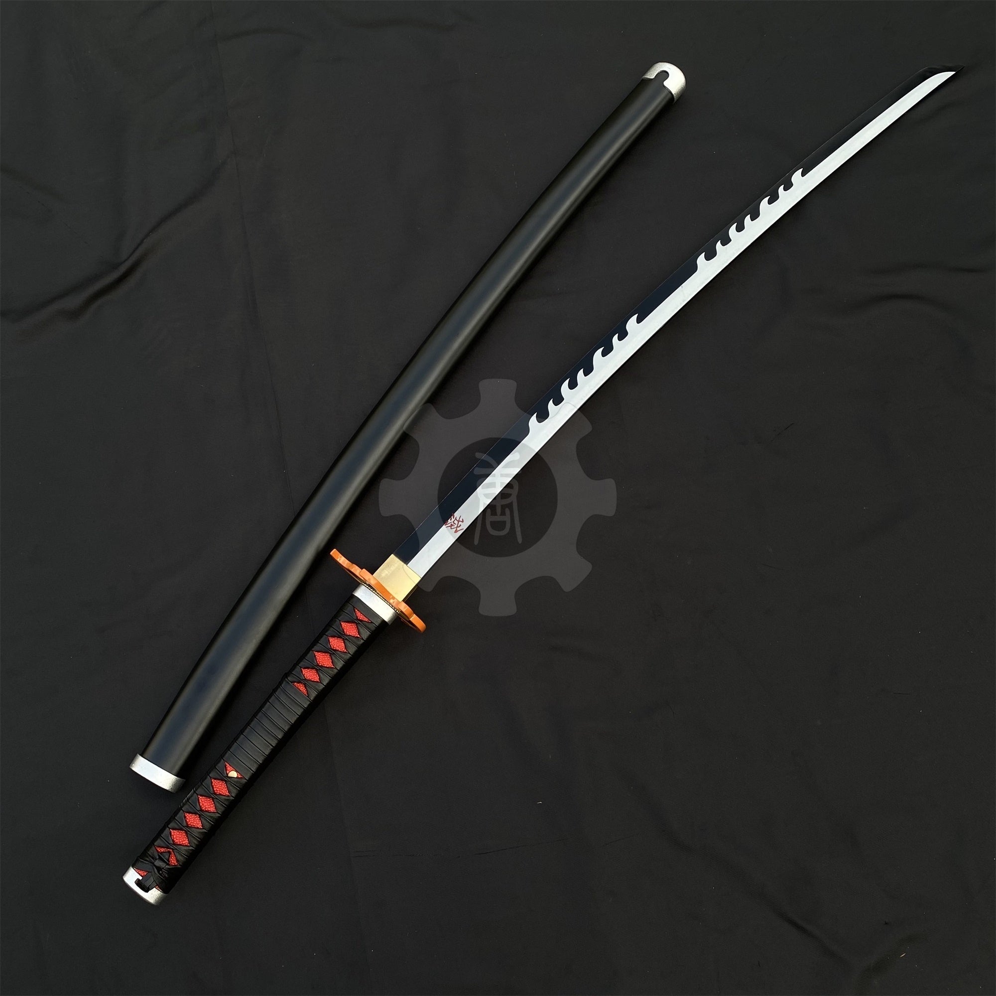 Tanjiro 3rd Nichirin Sword Katana 1045 Carbon Steel Version - Tophatter Daily Deals