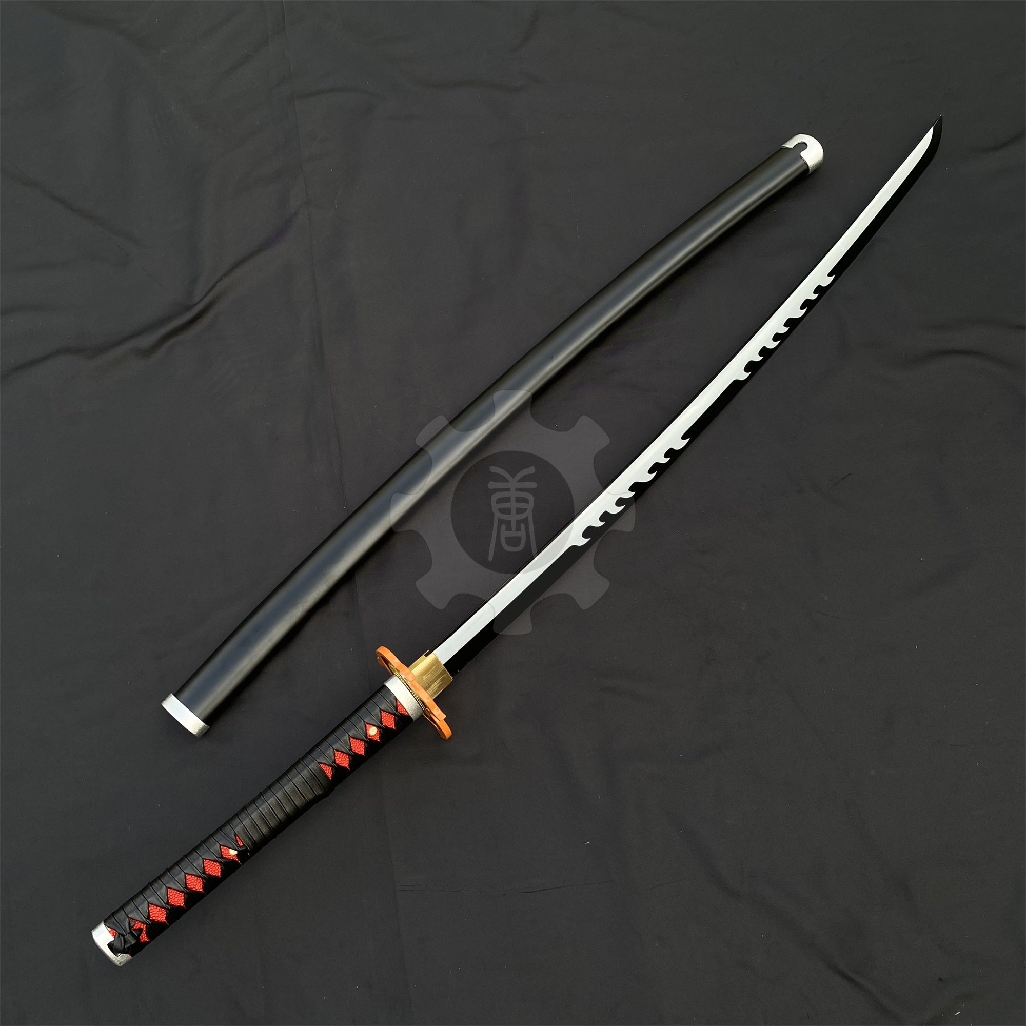 Tanjiro 3rd Nichirin Sword Katana 1045 Carbon Steel Version - Tophatter Daily Deals