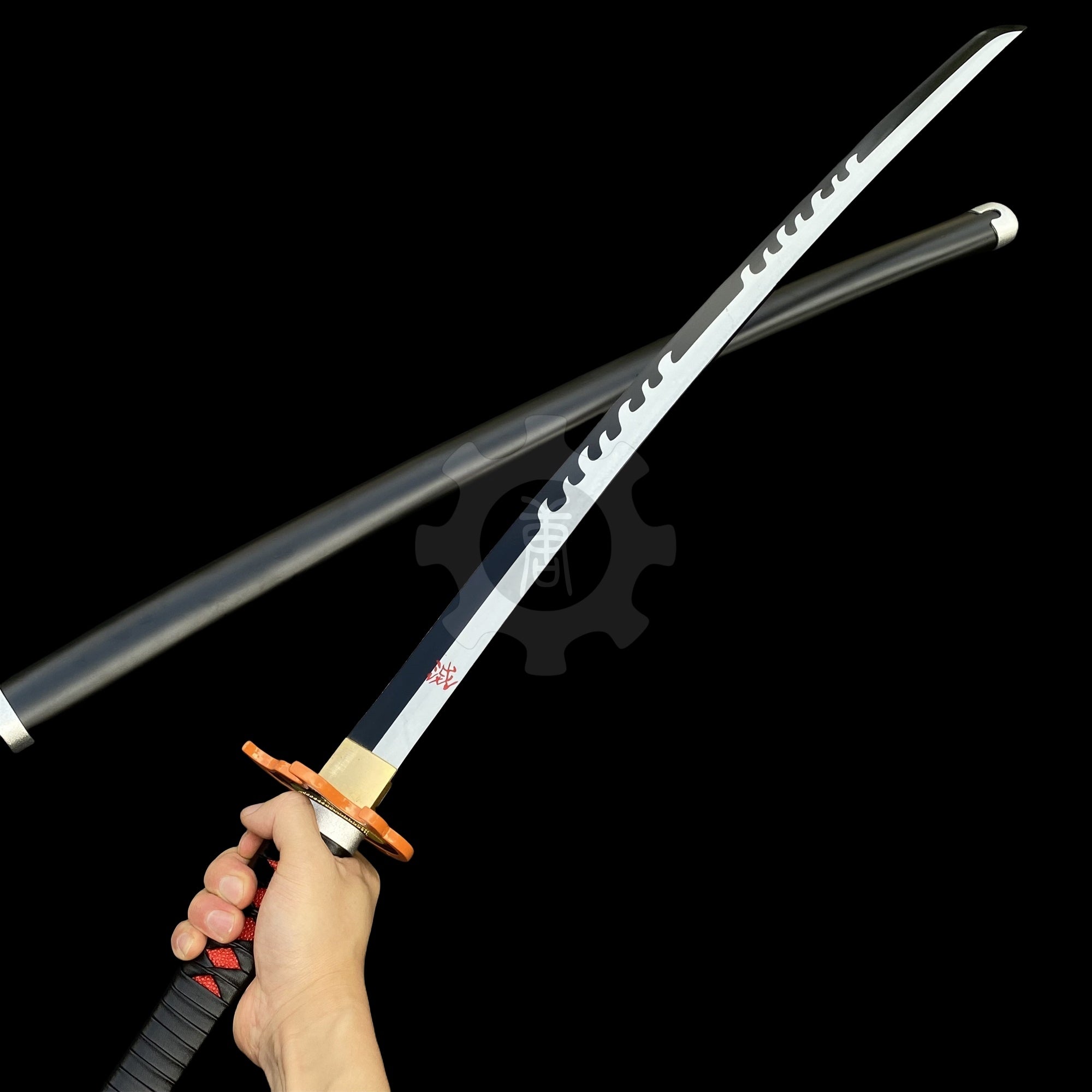 Tanjiro 3rd Nichirin Sword Katana 1045 Carbon Steel Version - Tophatter Daily Deals