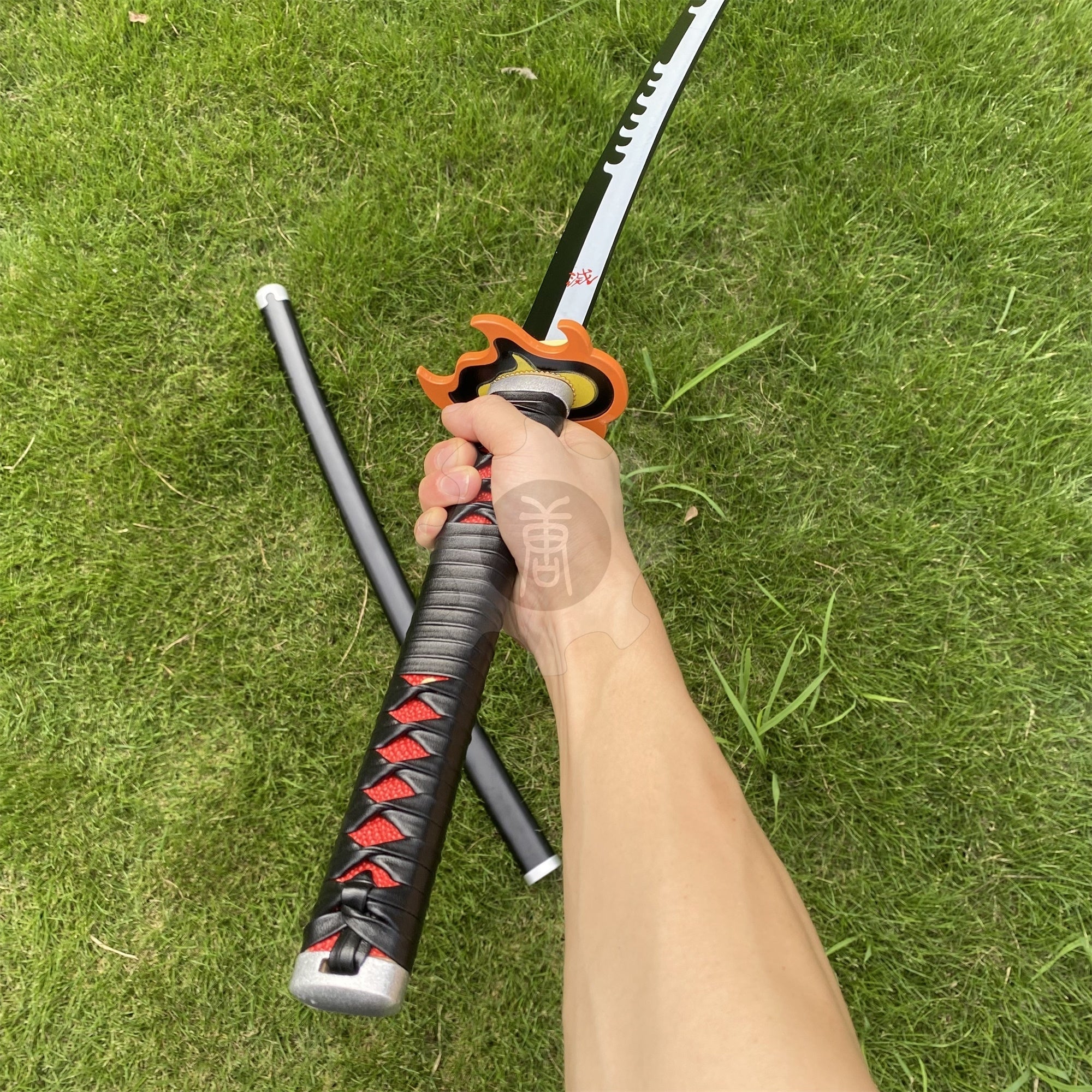 Tanjiro 3rd Nichirin Sword Katana 1045 Carbon Steel Version - Tophatter Daily Deals