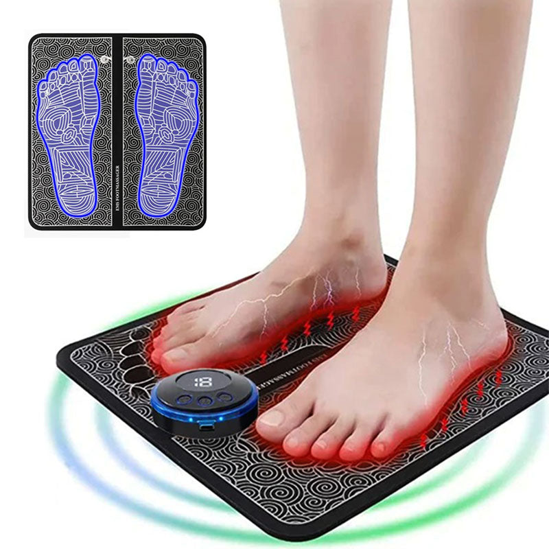 EMS Acupoints Massage Foot Mat Pain Relief Pad Home GET 1 & SAVE 30% OFF - Tophatter Daily Deals