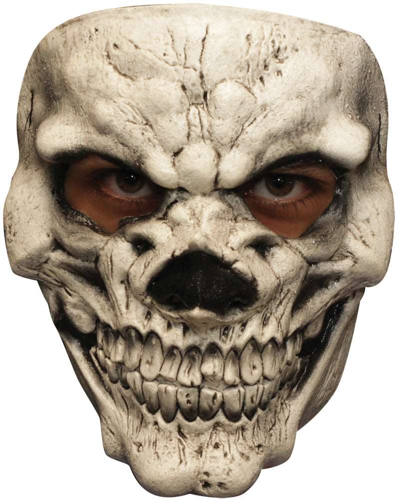 White Skull 3 Mask Halloween Skeleton Decorations - Tophatter Daily Deals