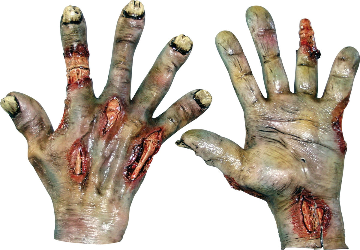 Zombie Rotted Latex Hands Zombie Halloween Costumes - Tophatter Daily Deals